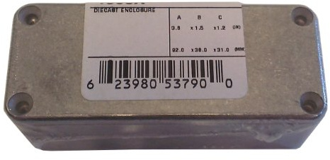 Hammond 1590A Diecast Aluminum Enclosure by Hammond Manufacturing