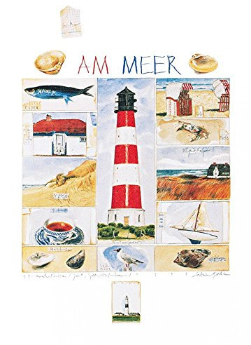 Sabine Gerke Poster/Kunstdruck Nordsee 50 x 70 cm
