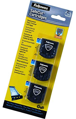 Fellowes SafeCut Schneidekassetten schwarz/transparent