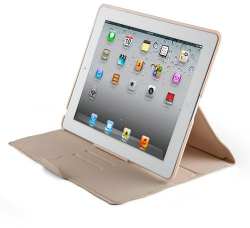 Speck SPK-A1091 Vegan Leder MagFolio für Apple iPad 2 Almond