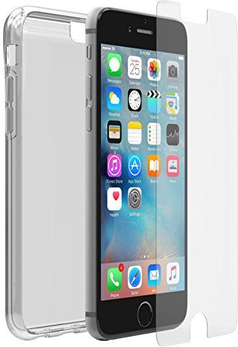 OtterBox Clearly Protected Skin + Performance Glass Screen Protector Bundle for Apple iPhone 6/6s - Clear