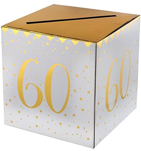 Brief-und Kartenbox 60. Geburtstag Golden Times
