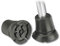 2er Set Big Foot Antirutschpuffer für Gehstöcke und Gehhilfen 22-24 mm