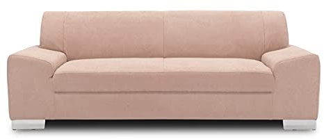 DOMO. collection Sofa Alisson, 3er Couch, 3-Sitzer, 3er Garnitur, Polstergarnitur 199 x 83 x 75 cm (BxTxH), in rosa
