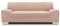 DOMO. collection Sofa Alisson, 3er Couch, 3-Sitzer, 3er Garnitur, Polstergarnitur 199 x 83 x 75 cm (BxTxH), in rosa