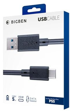 PS5 - USB-C Lade- und Datenkabel (5 Meter)