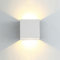 CYUaoao 7W LED Lampada da Parete Interno Applique Moderne Bianco Caldo 3000K per Bagno Soggiorno Camera da Letto Corridoio Scale