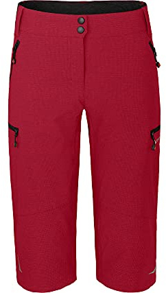 Bergson Valli Capri | Damen 3/4 Radhose, robust, elastisch, Chili Pepper [129], 38 - Damen