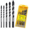 luwiscook Tile Drill Bit, 5Pcs Professional Tungsten Carbide Drill Bit for Porcelain, Ceramic Tile, Brick, Granite Marble, Cement, Glass, Plastic, Wood, Industrial Strength Drill Bits 6/6/8/10/12mm