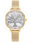 Julie Julsen JJW1167YGME-2 Lebensbaum Uhr Damenuhr Metall 3 bar Analog Gold
