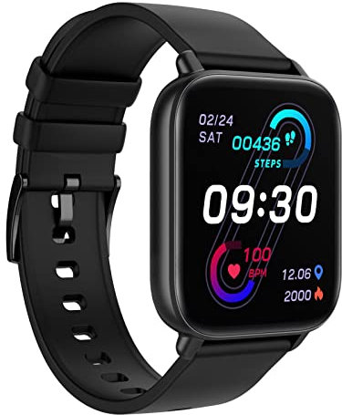 Montre Femmes Hommes connecté Intelligent smartwatch Étanche Moniteur de fréquence Cardiaque Sportif 25 Mode de Sport Traqueur de Fitness avec Appel Bluetooth