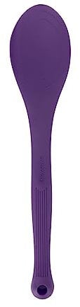 Colourworks CWSPOONPURV2 Silicone Kitchen Spoon, Purple