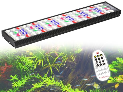 PopBloom 55W led aquarium beleuchtung süßwasser pflanze mondlicht aquarium