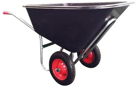 AMA Carriola 160 kg 240 l 2 Ruote Pneumatiche Antiscivolo