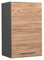 Vicco Hängeschrank Fame-Line, hängender Küchenschrank, Goldkraft Eiche/Anthrazit, 45 cm
