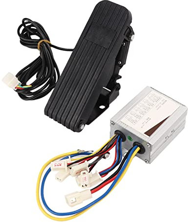 VBESTLIFE Controller-Pedal-Beschleuniger-Kit, 24V 350W Zwei-Gang-Controller-Pedal-Beschleuniger-Kit Elektrischer Fahrrad-Controller-Fußbeschleuniger-Umrüstsatz
