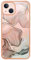 Knoowcase for iPhone 13 Case Shockproof Silicone Phone Case Marble Bumper Slim Fit Glitter Plated Gold Edges Rubber TPU Back Shell Drop-Protection Skin Cover for iPhone 13, Rose Gold