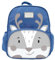 Nuvita 8740 | Kinderrucksack | Aufbewahrungstasche | Tasche mit Fächern | Ergonomischer Kinder-Rucksack | Rucksack mit verstellbaren Gurten für Vorschulkinder | (1-3 Jahre) | Blau/Renna