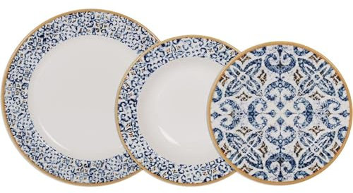 Santa Clara Vajilla, multicolor, estándar