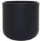 VIVANNO Pot de Fleurs Pot de Plantes en Fibre de Verre Chico Anthracite (40x40 cm)