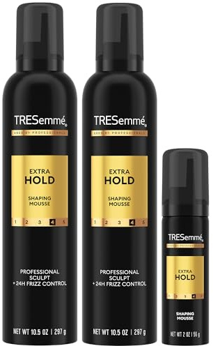 TRESemmé Extra Hold Shaping Mousse 2-Pack + Travel Size