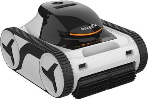 Suinga Robot pulitore automatico per piscina. Funziona senza cavi con batteria, piscine fino a 20 x 6 metri (Inverx30)
