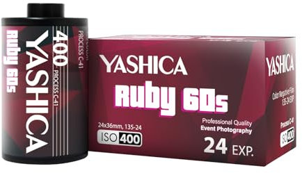 YASHICA Ruby 60s Limited Edition - Pellicola a colori 135-24 pose 400 ISO