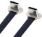 cablecc 65W USB-C Type C to USB-C Ultra Slim Flat Power USB2.0 Data Angled Cable Fast Charge for Laptop Tablet Phone