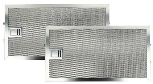 vhbw 2x Filter Metal Grease Filter compatible with Miele DA 219 EXT, DA 219-2 EXT Extractor Fan metal