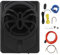 Xiuganpo 10 Subwoofer Accionado del Coche 800W, Subwoofer Delgado para Automóvil con Alimentación Debajo del Asiento y Luz LED de Ambiente, Amplificador (Multicolor)