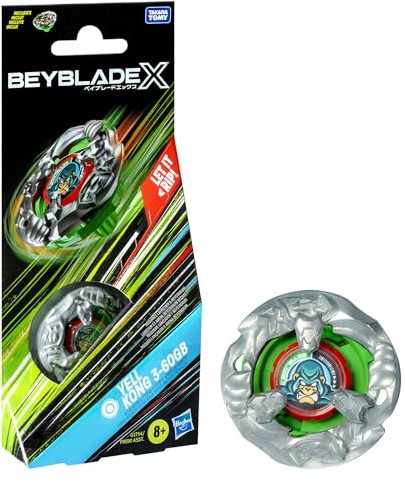 Beyblade X Yell Kong 3-60GB Booster Pack Set with Stamina Type Top; Authentic Takara Tomy Battle Tops Games/Toys for Boys and Girls 8+
