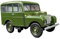 YRXIAO Modellbausatz Auto 1:43 Für Land Rover Der Frühen Generation Armeegrün Geländewagen Automodell Legierung Sammlung Ornamente Grün Für Wohndekorationen