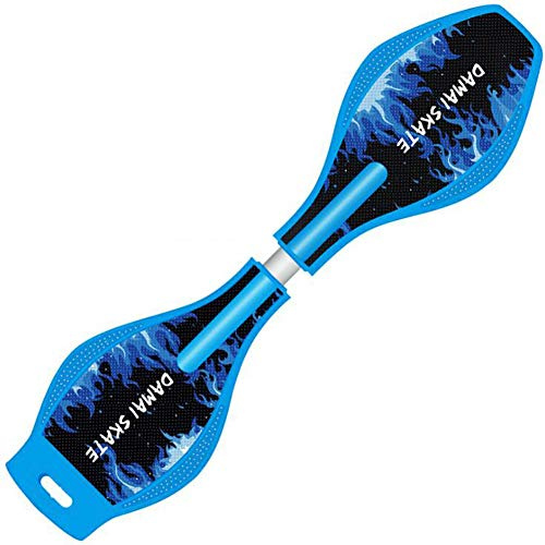XIUWOUG Street Surfing Waveboard | Double Wheel Scooter Caster Board Mit LED-Blitzrad | Bis 200 Kg | Anti-Rutsch-Schlangenbrett Geeignet Für Kinder Und Jugendliche Anfänger Skateboard