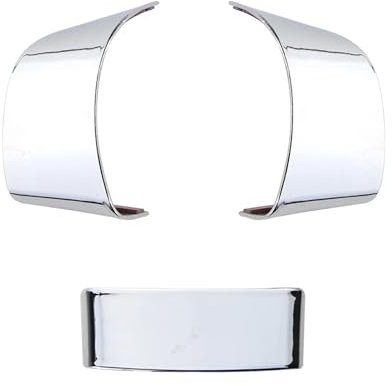 Interieurleisten Auto Lenkrad Panel Abdeckung Für VW Für Golf 5 MK5 Für Passat B6 Für Jetta Für Tiguan Für Touran 2007-2011 Dekoration Aufkleber Trim Innenzubehör(Silber)