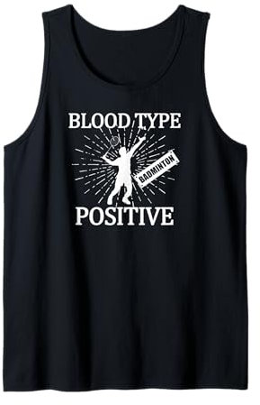 Badminton-Posiver Federball Spielsport Badminton Tank Top