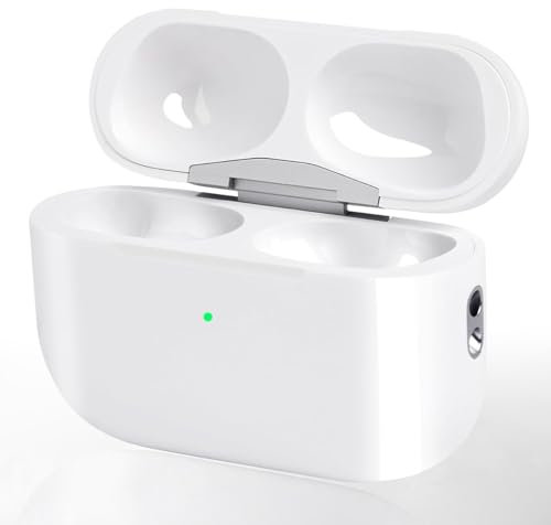 Baiyx Custodia di ricarica wireless compatibile con AirPods Pro 1 e Pro 2, USB-C Wireless Charging Case Replacement,Bluetooth Pairing Sync Button (da USB-C)