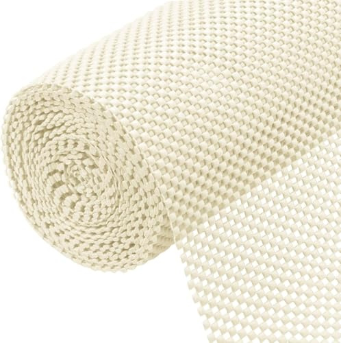 KAHEIGN Mehrzweck-Antirutschmatte, 40cm x 600cm Antirutschmatte für Teppich Antirutschunterlage, PVC wasserdicht rutschfest zuschneidbar Anti Rutschmatte für Teppiche Kofferraum Unterlage