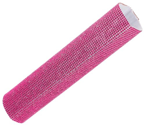Rhinestone Microphone Cover for Cordless Mic Handle Decorative Sleeve | Easy to Install, Fabric Backing, Sparkling Glitter Finish, Comfortable Hand Feel, Chic Unique Look