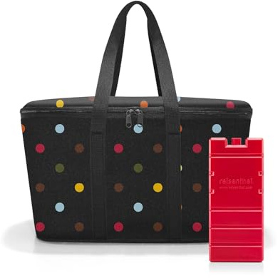 reisenthel Set coolerbag dots + Kühlakku - Set aus Kühltasche und Kühlakku – hält Ihr Picknick unterwegs frisch.