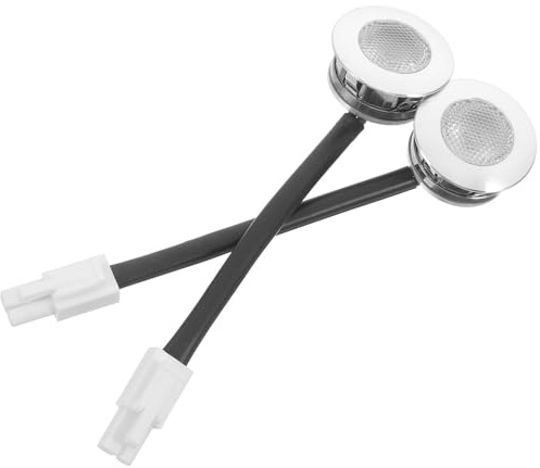 FUNOMOCYA Bombillas LED para Campana Extractora, Vidrio y Metal, 2 Pcs | Iluminación de Cocina, Diseño Sellado, Alta Luminosidad, Repuestos para Campana, Uso Compacto y Moderno