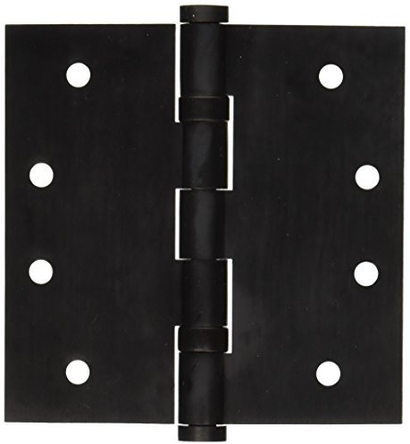 Baldwin 1041102I Square Ball Bearing Mortise Hinge, Oil Rubbed Bronze