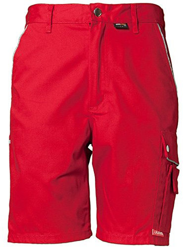 Planam 2177044 anvas 320 Shorts, Rot/Rot, Größe S