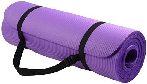 Signature Fitness Unisex-Erwachsene BalanceFrom Go Yoga Allzweck Yogamatte, Violett, Einheitsgröße