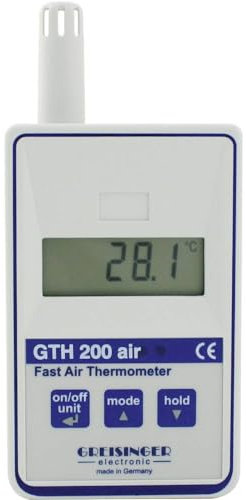 Temperatur-Messgerät Greisinger GTH 200 AIR-20 bis + 70 °C Typ-Sensor PT1000