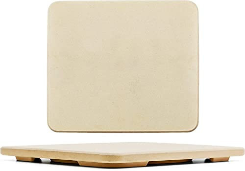 Solido # 1 Pizza Stone - pietra da forno rettangolare 14 x16 - perfetto per forno, barbecue e grill
