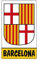 Sticker Oval panorámica-sagrada Familie Barcelona