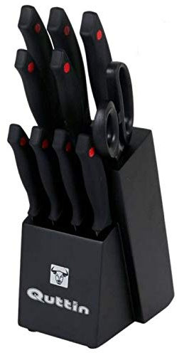 Quttin 47719 Set Tacoma y Cuchillos Delice, 11 Piezas, Acero
