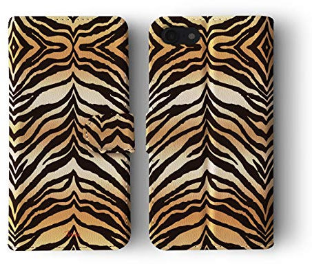 Tirita Wallet Leather Flip Phone Case Compatible with iPhone Xr PRINTED GLITTER, NOT REAL GLITTER Animal Print Tiger Leopard Giraffe Snakskin