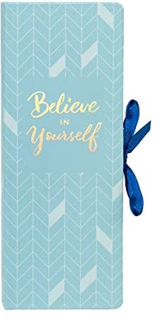 Pukka Pad, Glee Sticky Note Book Set – 7 Assorted Shapes and Styles of Self Stick Notes for Memos, Reminders, and Place Holders – Casebound with Ribbon Closure, Pack of 1