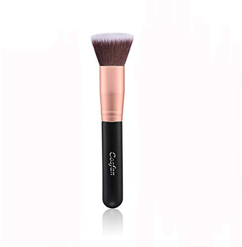 Kabuki Foundation-Pinsel für Gesichts-Make-up, perfekt für flüssiges Mischen, Cremes oder Puder, makellos, zum Polieren, Punktieren, Concealer